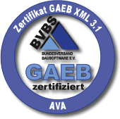 GAEB Zertifikat GAEB Zertifikat